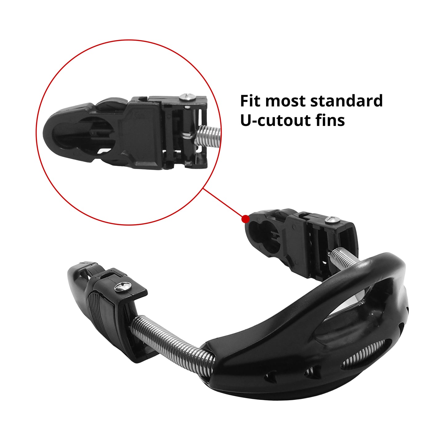 Fin Spring Straps with Quick Release Buckles