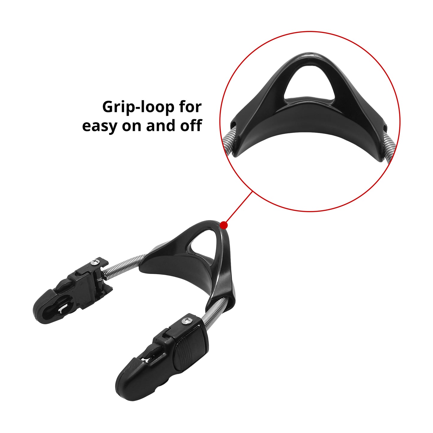Fin Spring Straps with Quick Release Buckles
