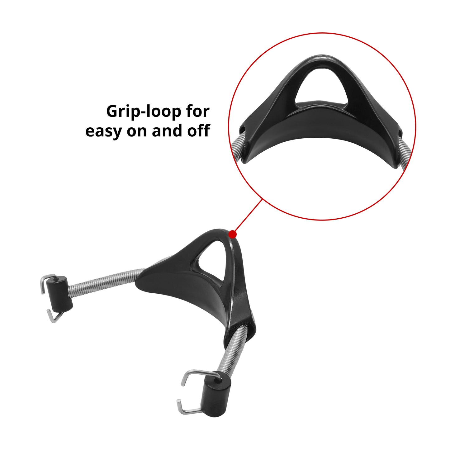 Fin Spring Straps with Stainless Steel Clips