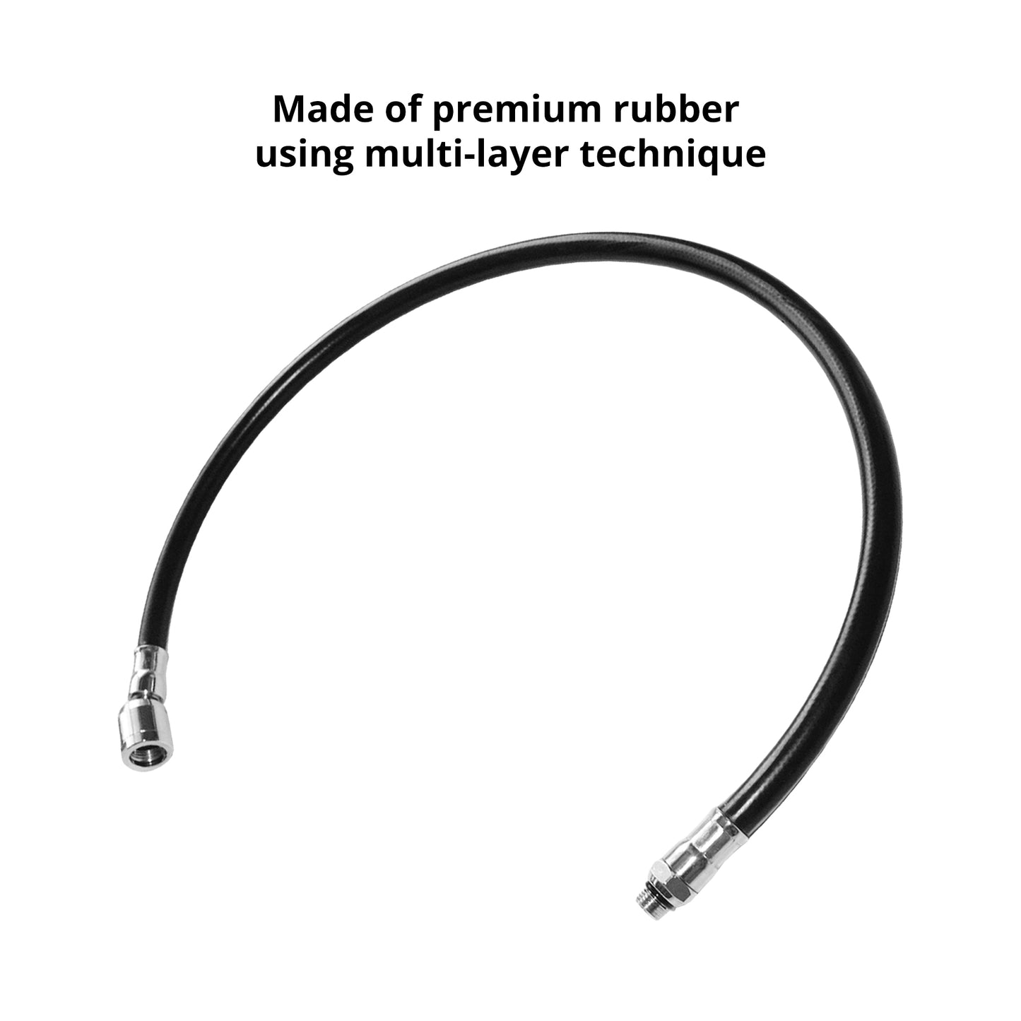 27" Low Pressure Rubber Hose with Swivel