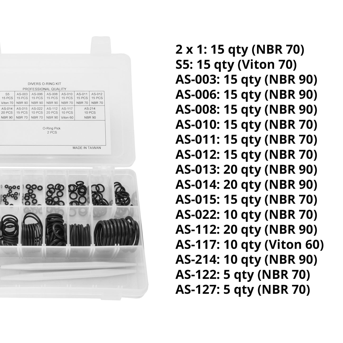 O-Ring Kit with Picks