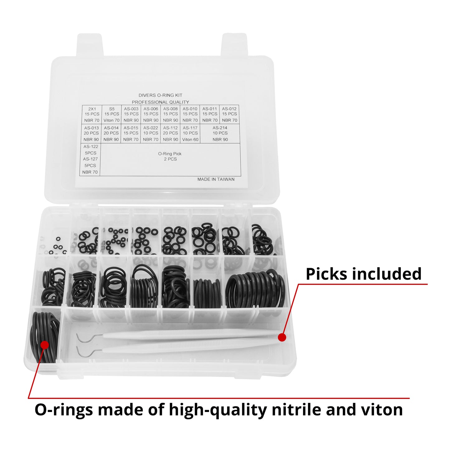 O-Ring Kit with Picks