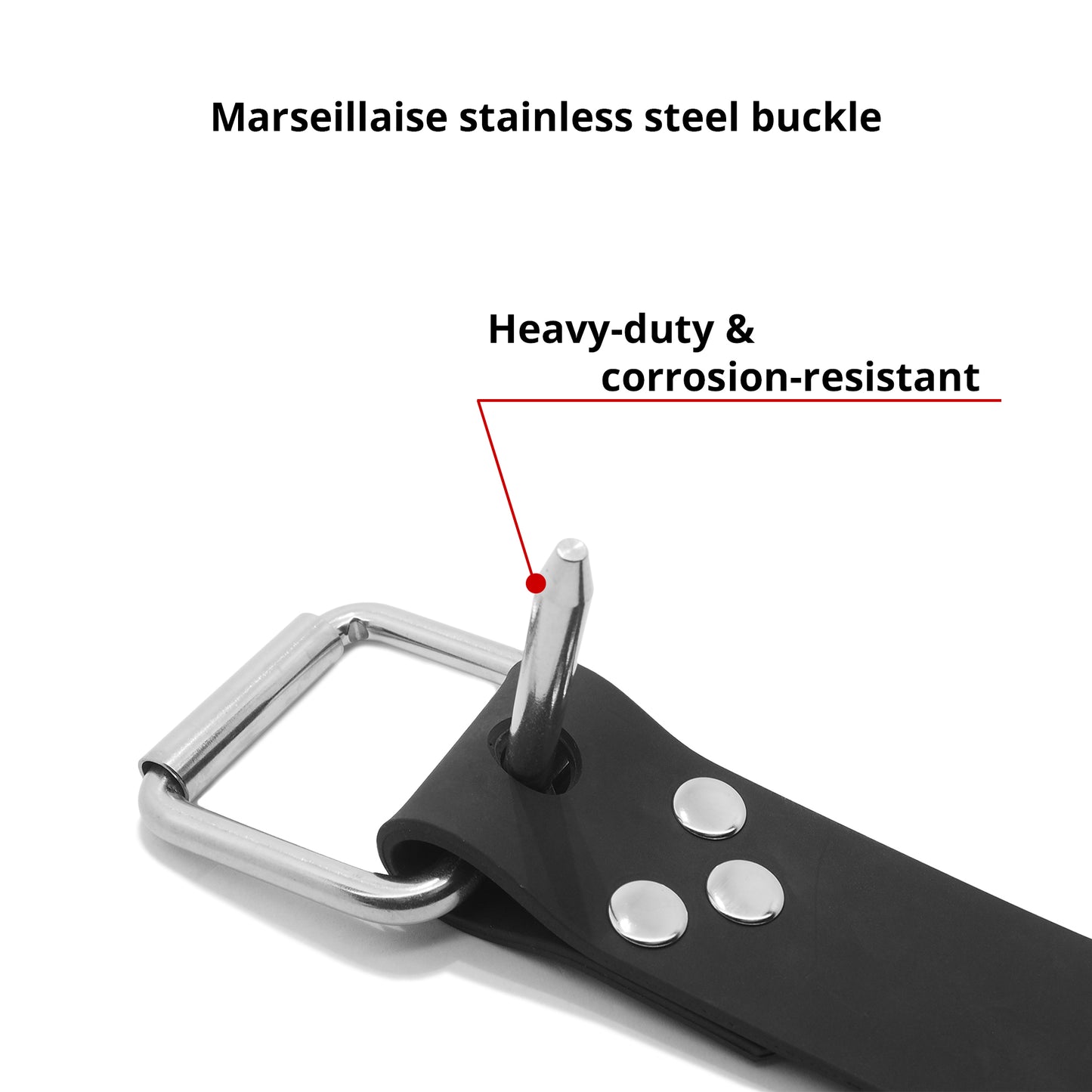 Marseillaise Rubber Weight Belt