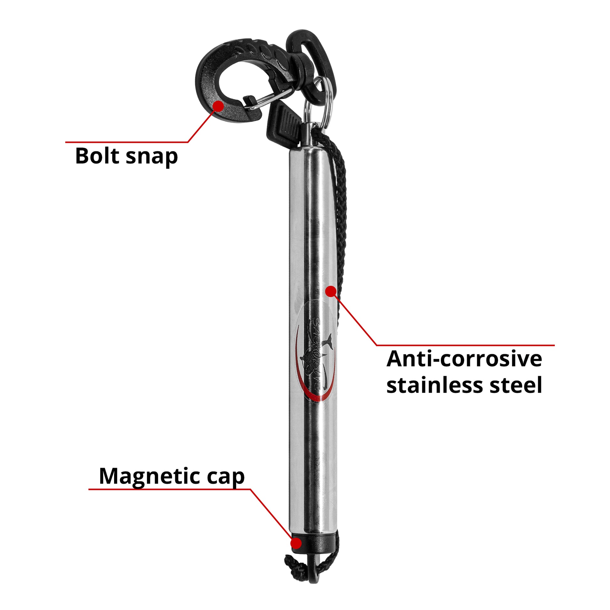 SAEKODIVE Tank Rattle Signal Device Stick with Lanyard – Saekodive USA